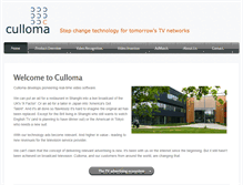 Tablet Screenshot of culloma.com